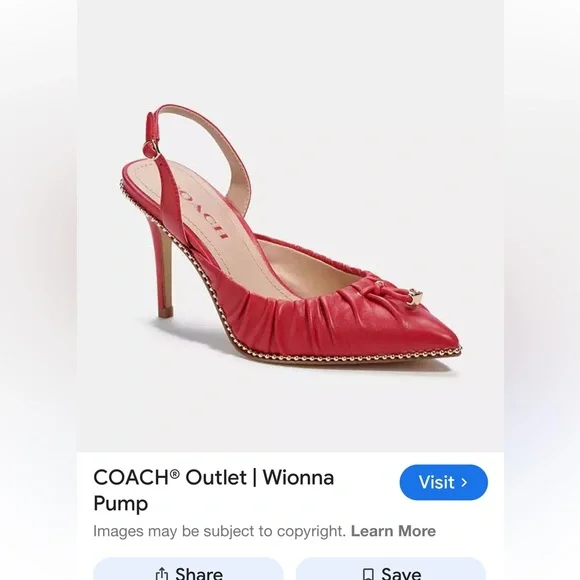 COACH slingback Heels - Picture 2 of 8